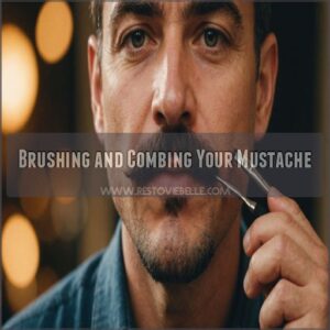 Brushing and Combing Your Mustache