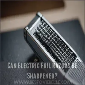 Can Electric Foil Razors Be Sharpened