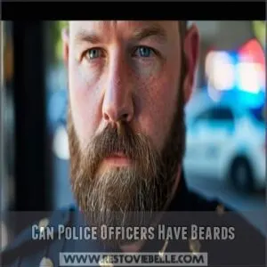 can police officers have beards