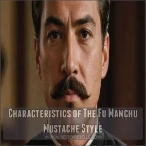 Characteristics of The Fu Manchu Mustache Style