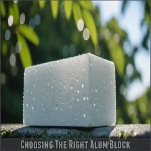 Choosing The Right Alum Block