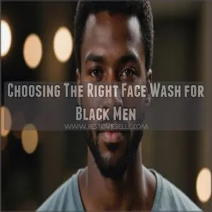 Choosing The Right Face Wash for Black Men