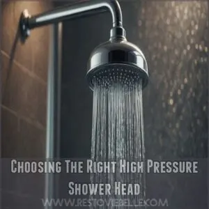 Choosing The Right High Pressure Shower Head