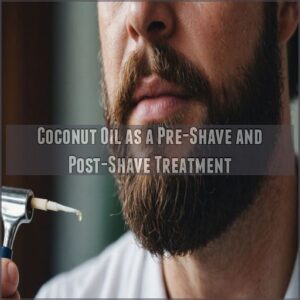 Coconut Oil as a Pre-Shave and Post-Shave Treatment