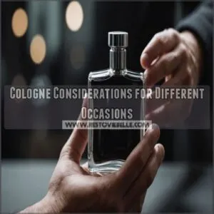 Cologne Considerations for Different Occasions