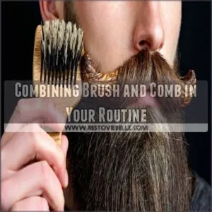 Combining Brush and Comb in Your Routine