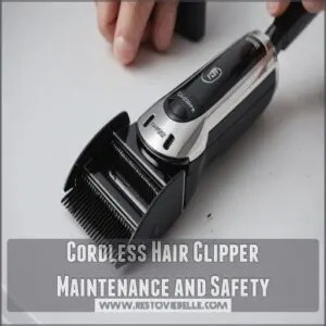 Cordless Hair Clipper Maintenance and Safety