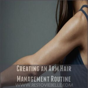 Creating an Arm Hair Management Routine