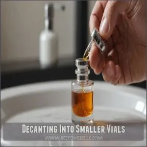 Decanting Into Smaller Vials