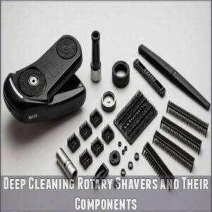 Deep Cleaning Rotary Shavers and Their Components