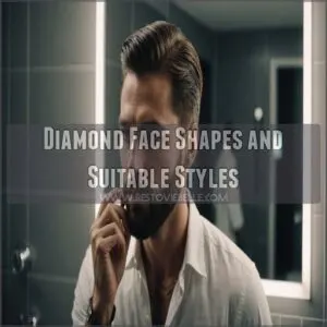 Diamond Face Shapes and Suitable Styles