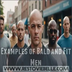 Examples of Bald and Fit Men