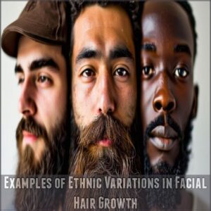 Examples of Ethnic Variations in Facial Hair Growth