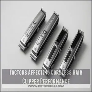 Factors Affecting Cordless Hair Clipper Performance