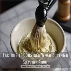 Factors to Consider When Buying a Shaving Bowl