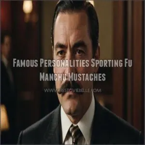 Famous Personalities Sporting Fu Manchu Mustaches