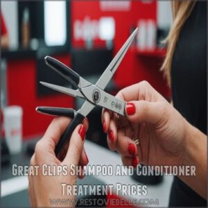 Great Clips Shampoo and Conditioner Treatment Prices