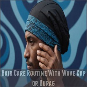 Hair Care Routine With Wave Cap or Durag