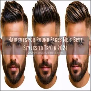 haircuts for round faces men