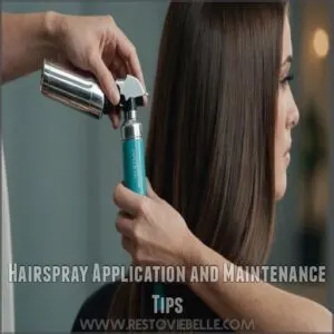 Hairspray Application and Maintenance Tips