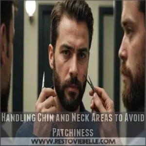 Handling Chin and Neck Areas to Avoid Patchiness