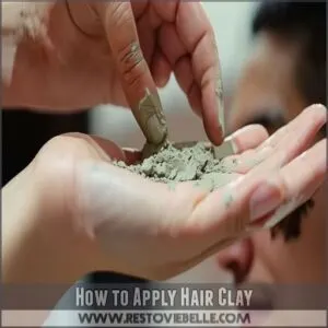 How to Apply Hair Clay