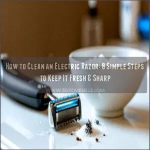 how to clean an electric razor