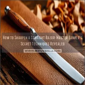 how to sharpen a straight razor