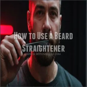 How to Use a Beard Straightener