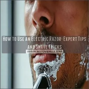 how to use an electric razor