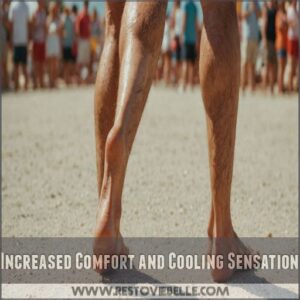 Increased Comfort and Cooling Sensation