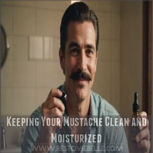 Keeping Your Mustache Clean and Moisturized