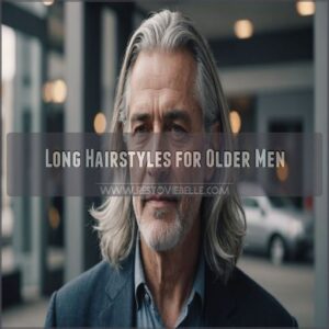 Long Hairstyles for Older Men