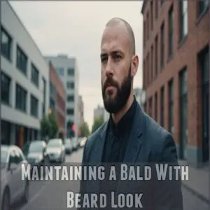 Maintaining a Bald With Beard Look