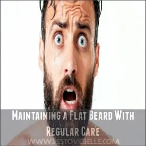 Maintaining a Flat Beard With Regular Care