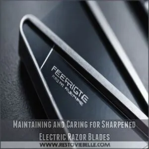 Maintaining and Caring for Sharpened Electric Razor Blades