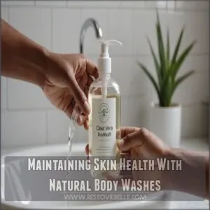 Maintaining Skin Health With Natural Body Washes