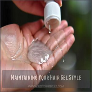 Maintaining Your Hair Gel Style