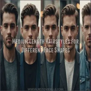 Medium Length Hairstyles for Different Face Shapes