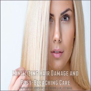 Minimizing Hair Damage and Post-Bleaching Care