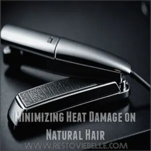 Minimizing Heat Damage on Natural Hair