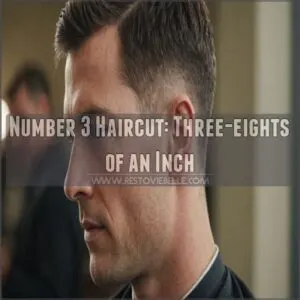 Number 3 Haircut: Three-eights of an Inch