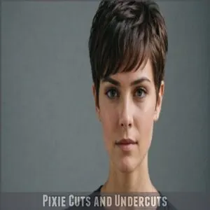 Pixie Cuts and Undercuts