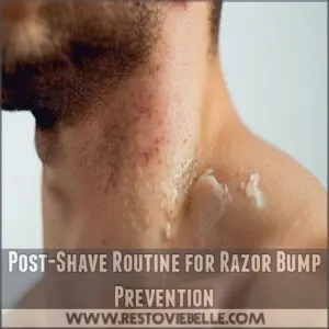 Post-Shave Routine for Razor Bump Prevention