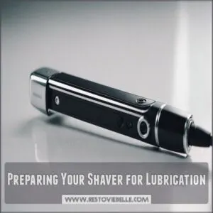 Preparing Your Shaver for Lubrication