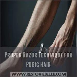 Proper Razor Technique for Pubic Hair