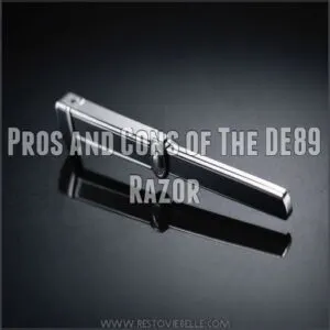 Pros and Cons of The DE89 Razor