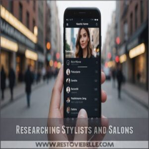 Researching Stylists and Salons