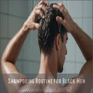 Shampooing Routine for Black Men