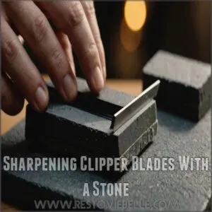 Sharpening Clipper Blades With a Stone